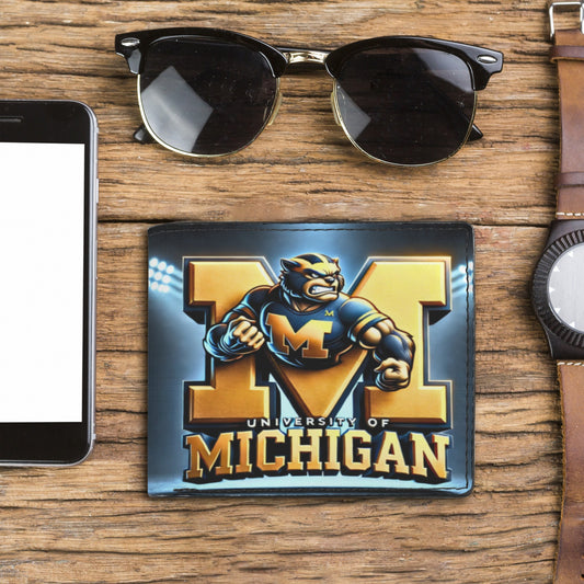 University of Michigan Wolverines Men’s Wallet – Dominate in Style!