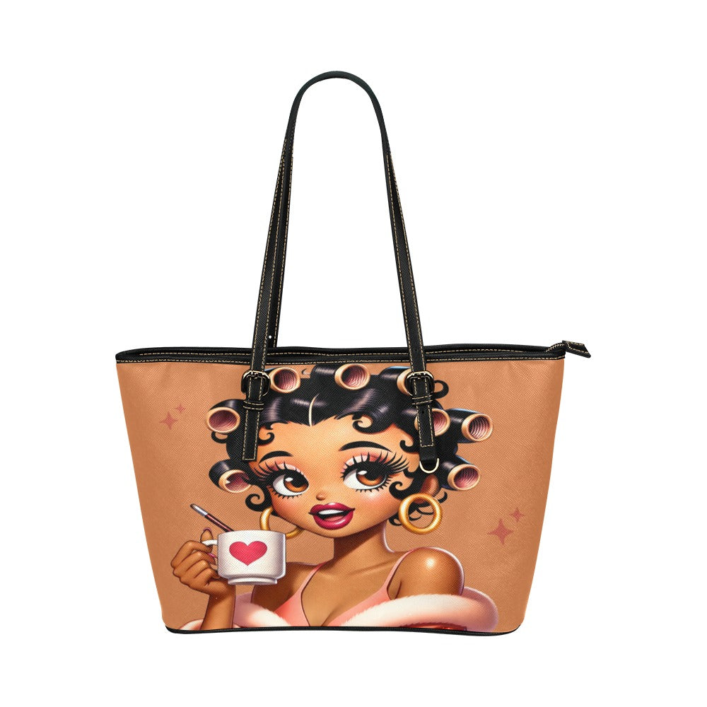 Betty Boop Neutral Toned Canvas Tote