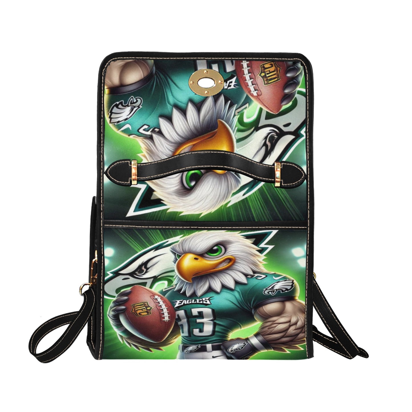Philadelphia Eagles Fly High Waterproof Canvas Bag