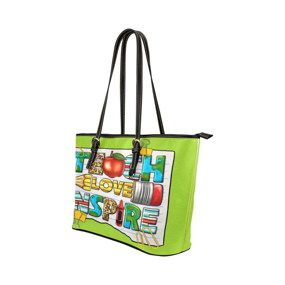Teacher-Inspired Leather Tote Bags – The Ultimate Gift for Educators!