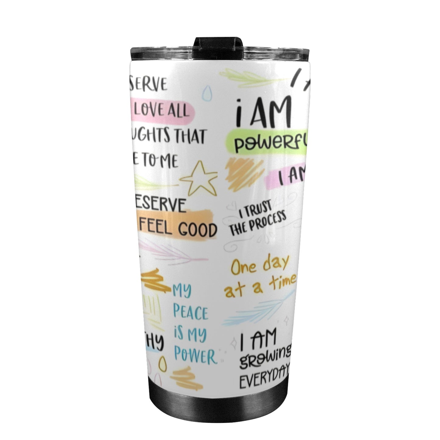 Self-Love Affirmation Tumbler – 20oz