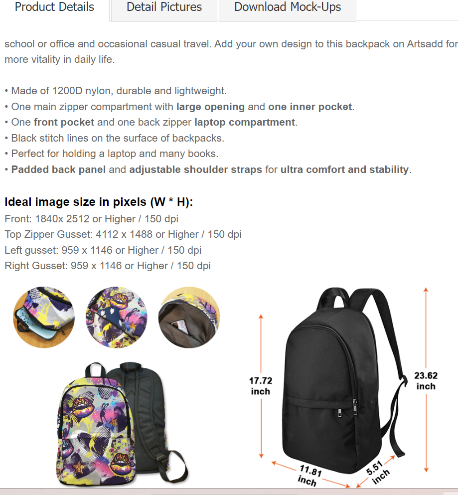 Mental Health Awareness Backpack