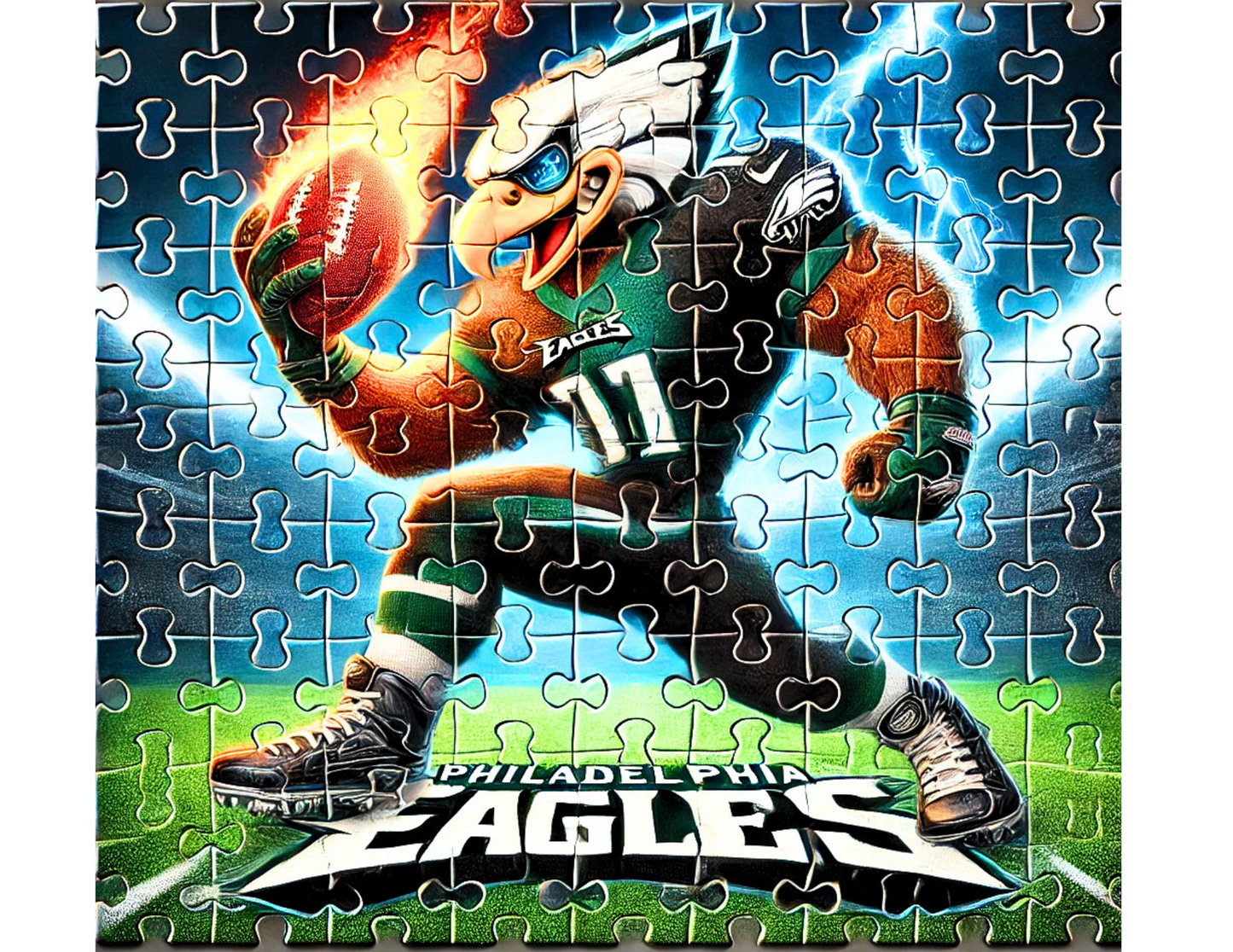 Hyped Philadelphia Eagles 20 oz Interlocking Puzzle Tumbler