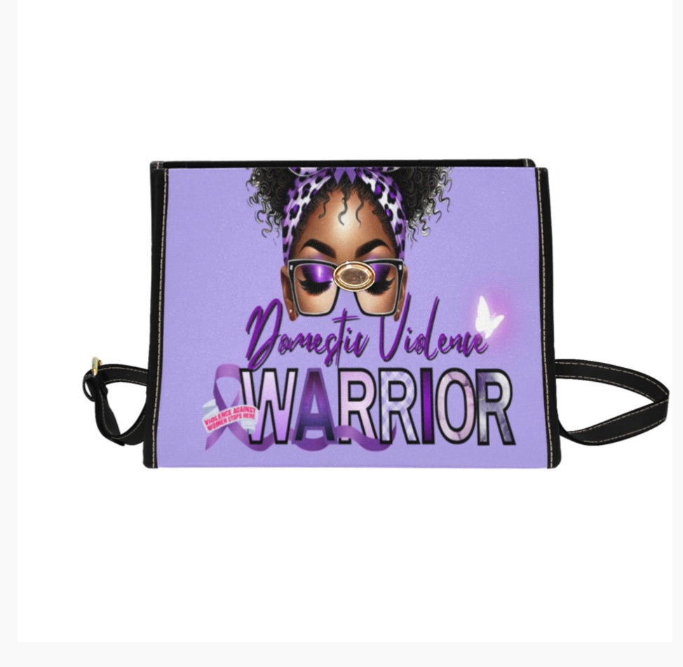 Domestic Violence Warrior Canvas Bag