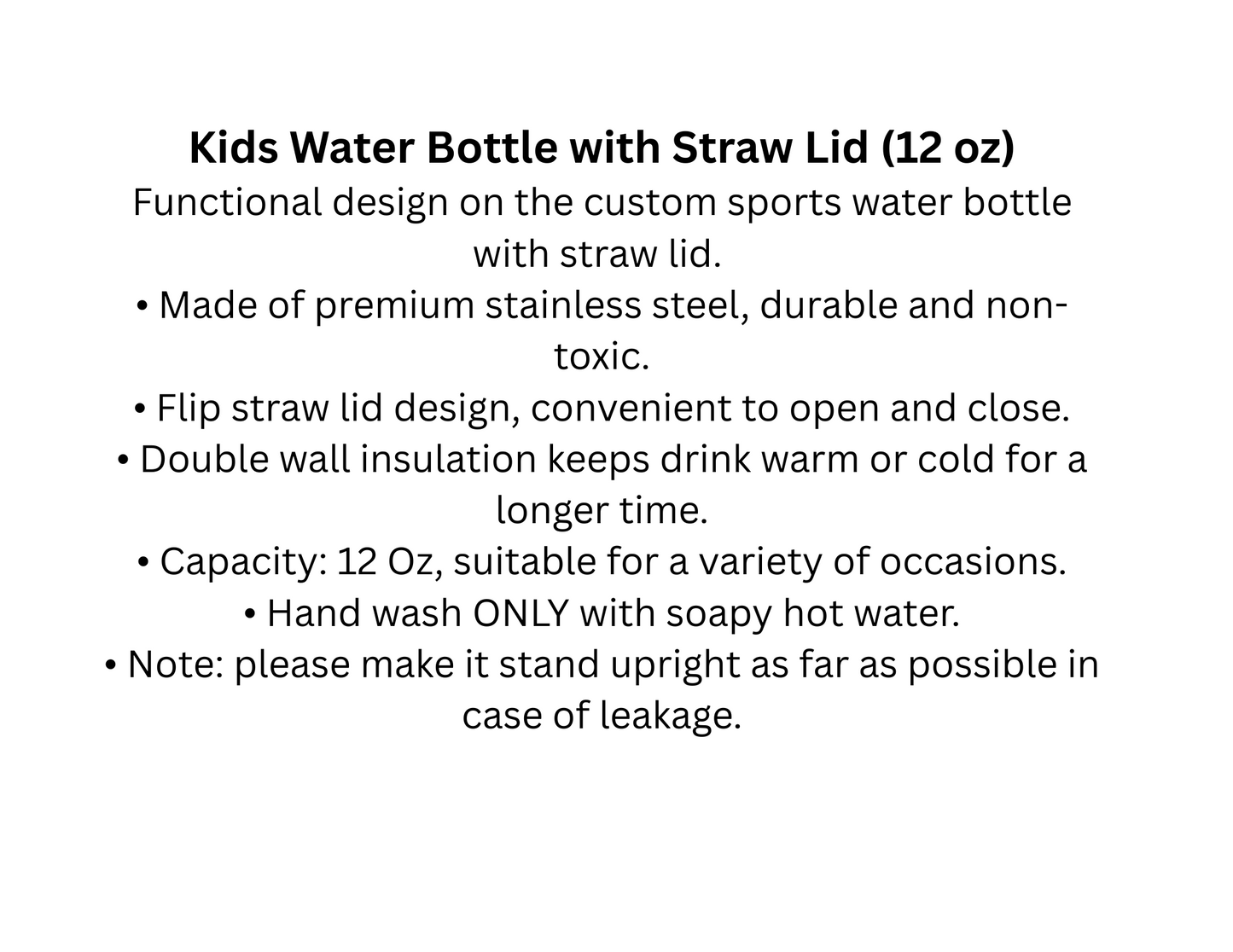 Daisy Kids Water Bottle – 12 oz