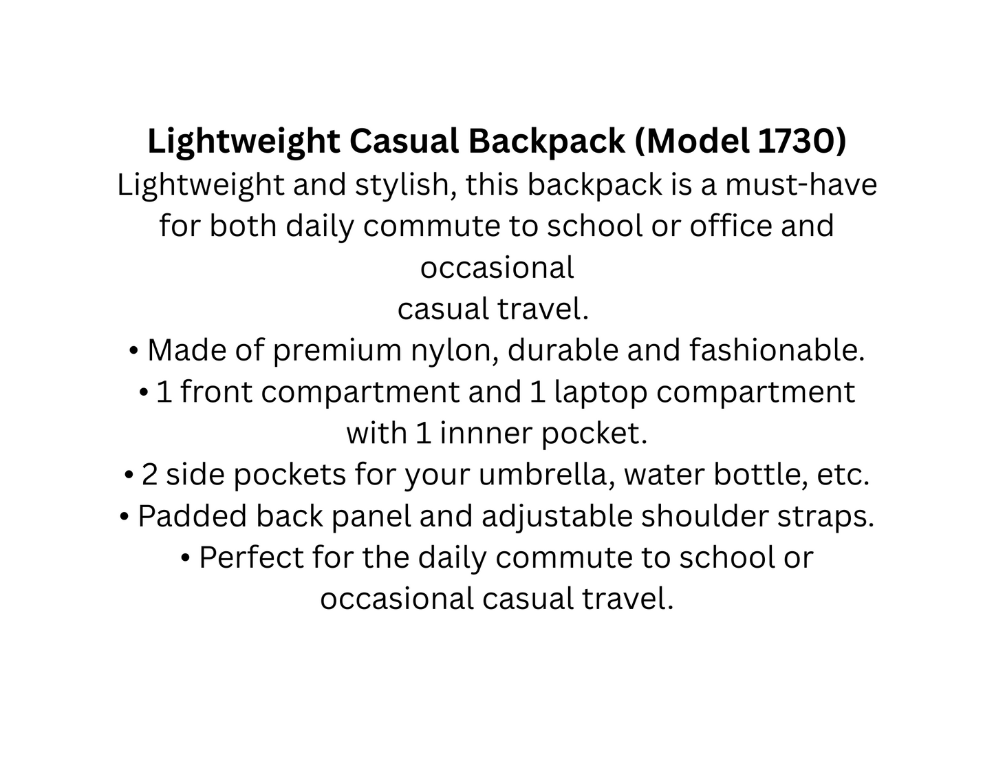 Rollin On 3 Michigan Gold & Black Backpack