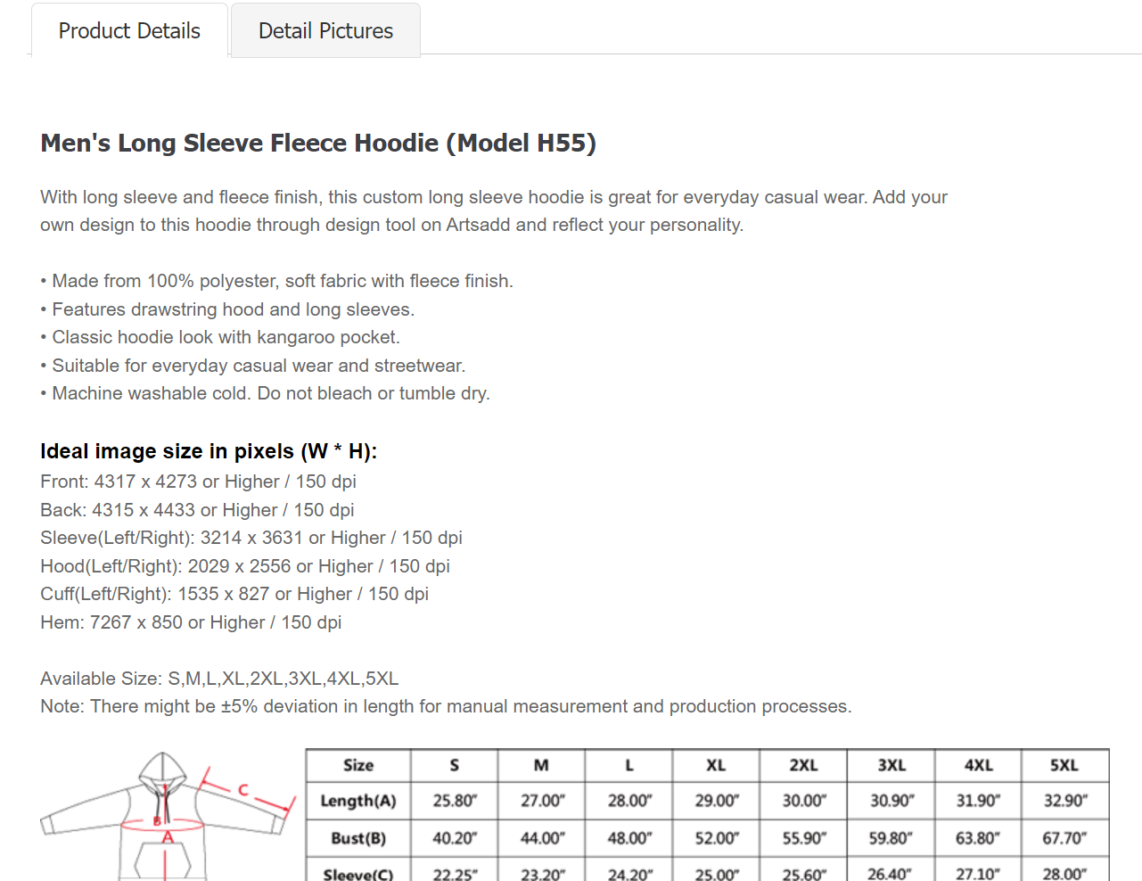 Men's Fleece Suicide Awareness Hoodie