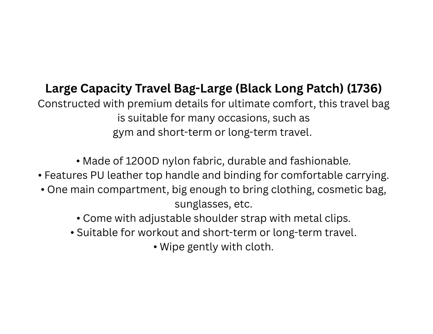 Rollin On 3 Michigan – Signature Travel Bag