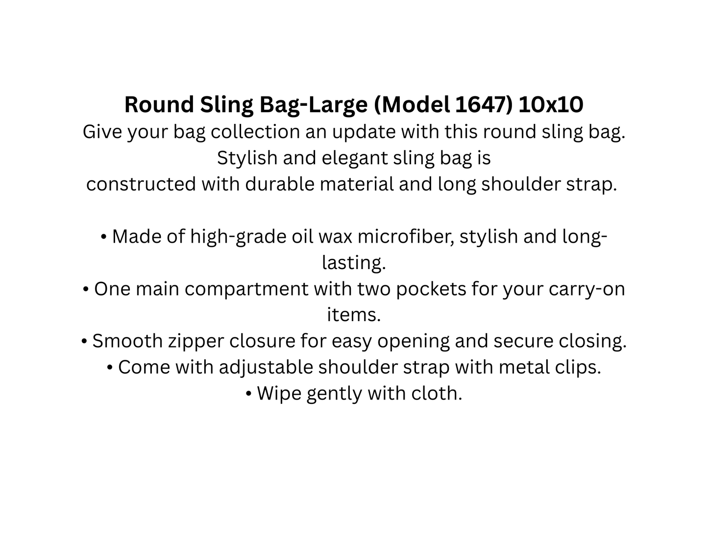 Philadelphia Eagles #11 Round Sling Bag – Large 10x10 | Fan Edition