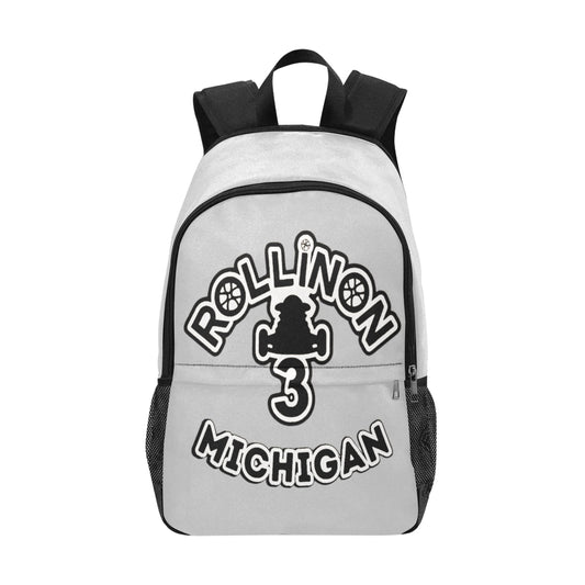 Rollin On 3 Michigan Backpack – Silver Steel Edition