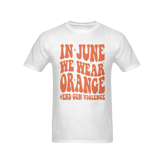 Men’s “In June We Wear Orange” Anti-Gun Violence T-Shirt (S–5X, Pre-Order)