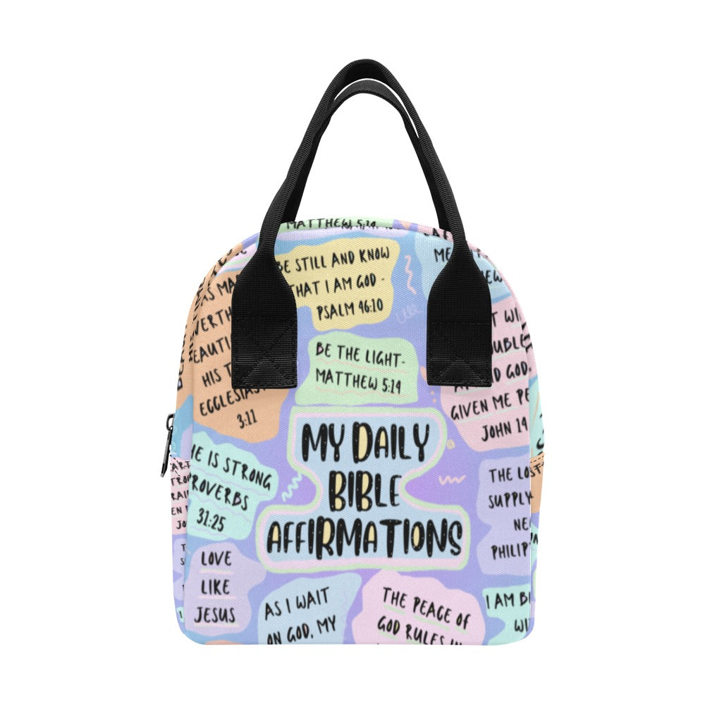 My Daily Bible Affirmations" Thermal Lunch Bag