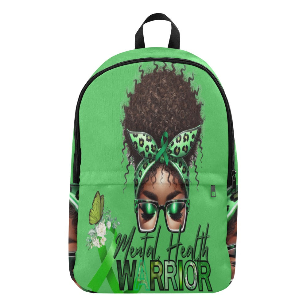 Mental Health Warrior Backpack - Green