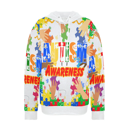 Women's Autism Awareness Fleece Hoodie- Hands