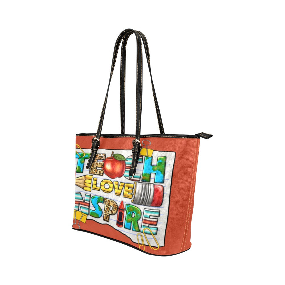 Teacher-Inspired Leather Tote Bags – The Ultimate Gift for Educators!