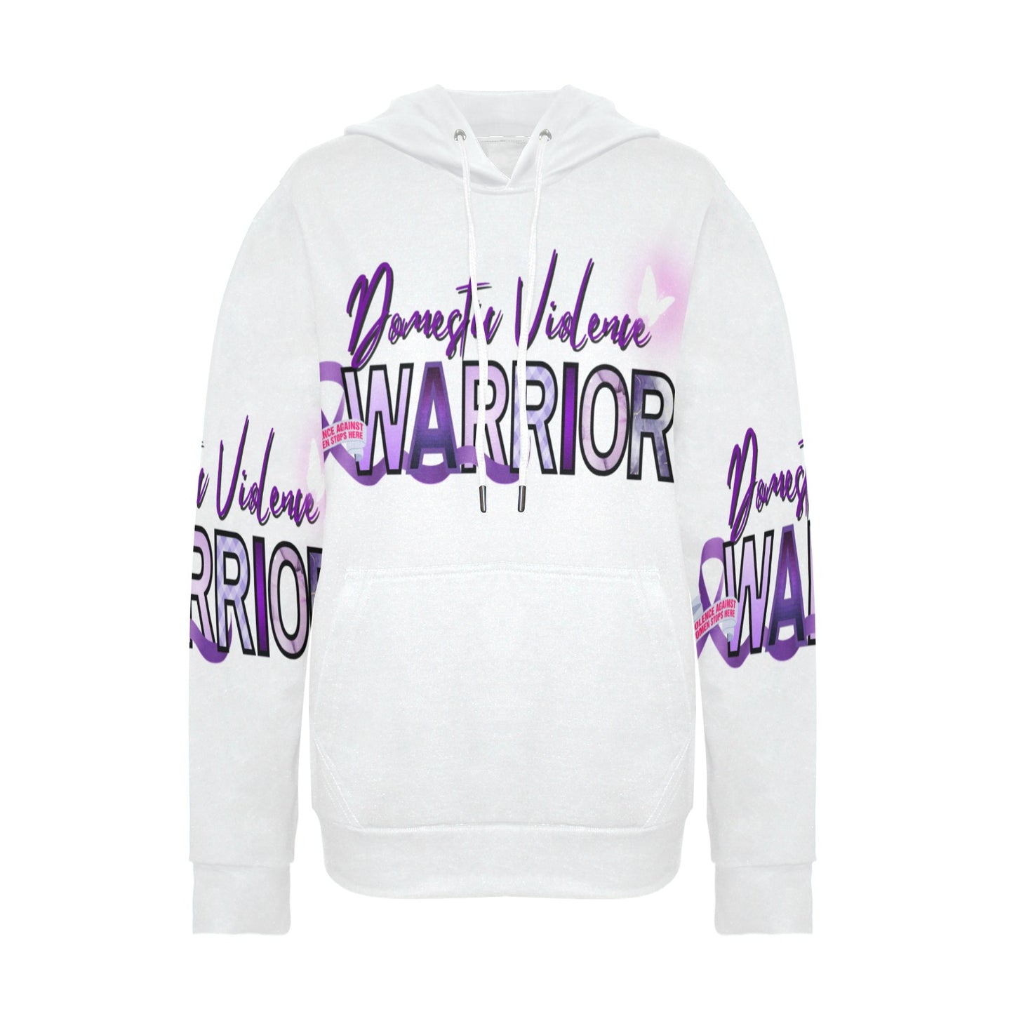Women's Domestic Violence Warrior Fleece Hoodie