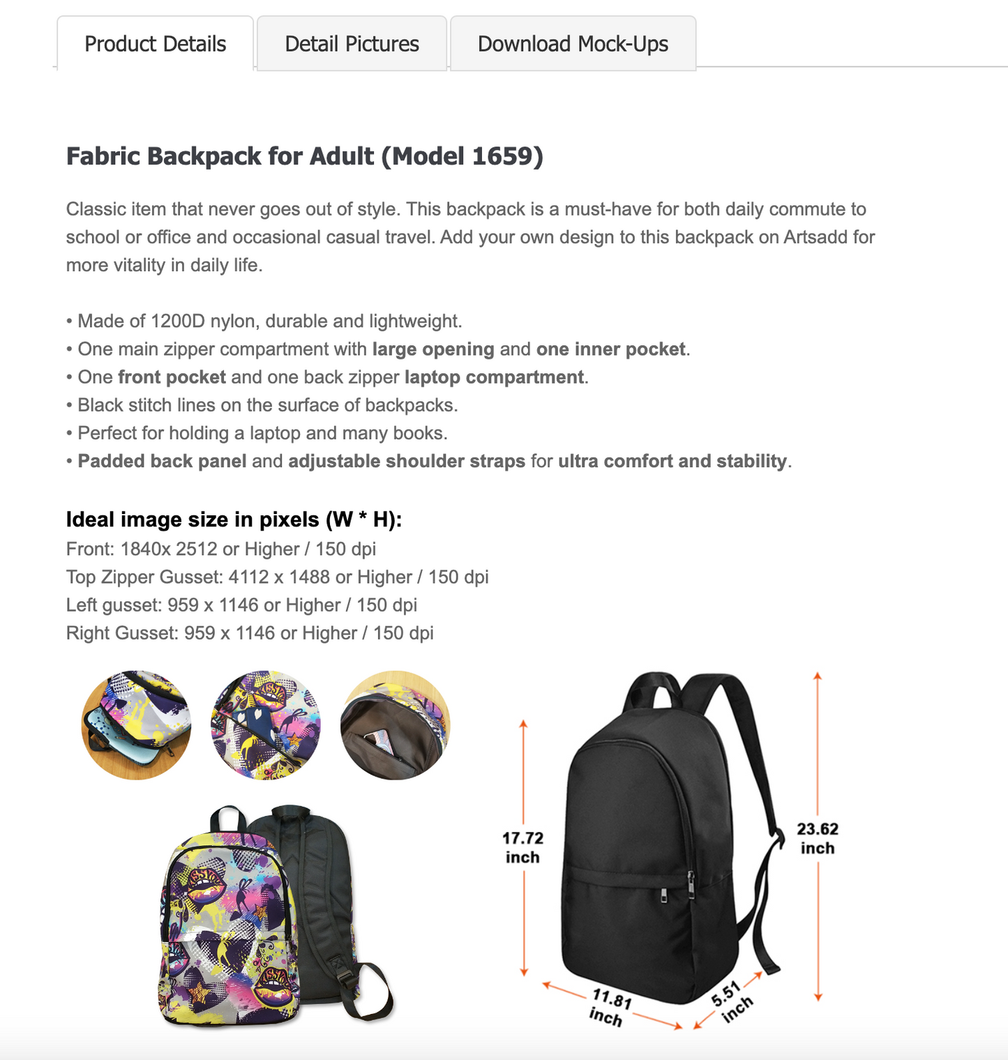 Mental Health Warrior Backpack