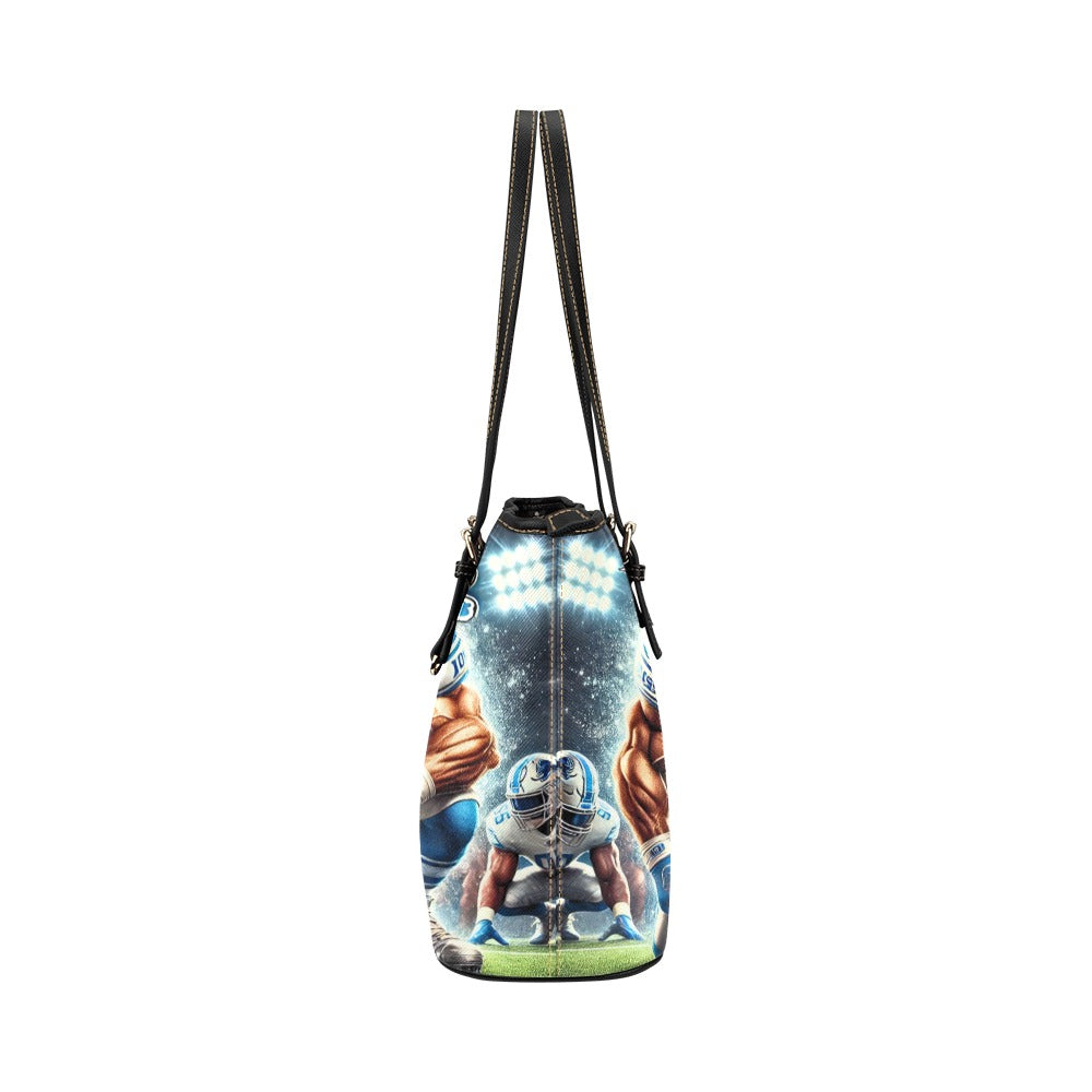 Detroit Lions Leather Tote Bag