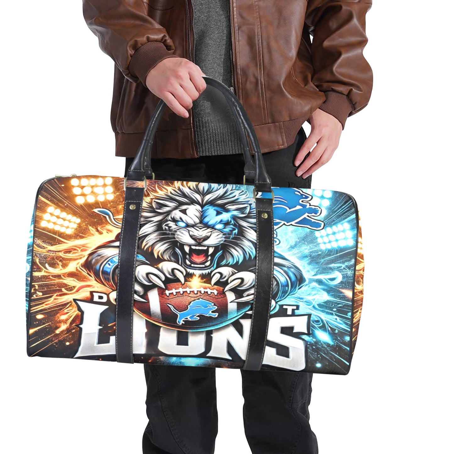 Detroit Lions Large Travel Bag