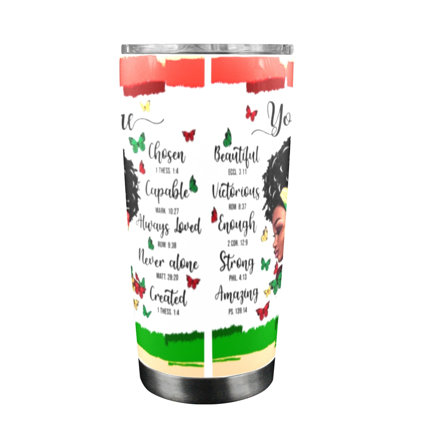 "You Are" Inspirational 20oz Tumbler – Hot or Cold Stainless Steel Drinkware