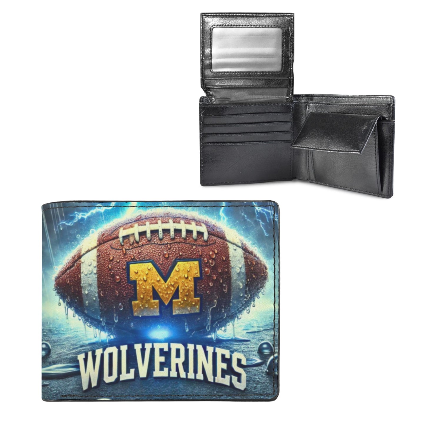 Wolverines Men’s Custom Wallet – Michigan Pride in Your Pocket!