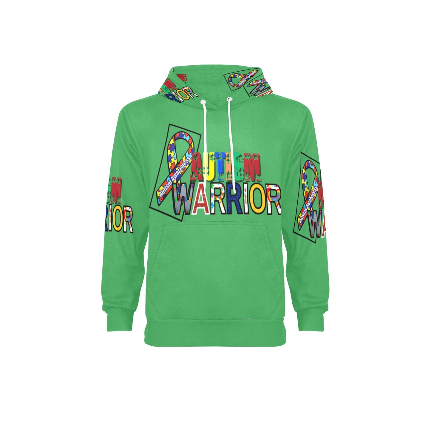 Men's Autism Warrior Fleece Hoodie
