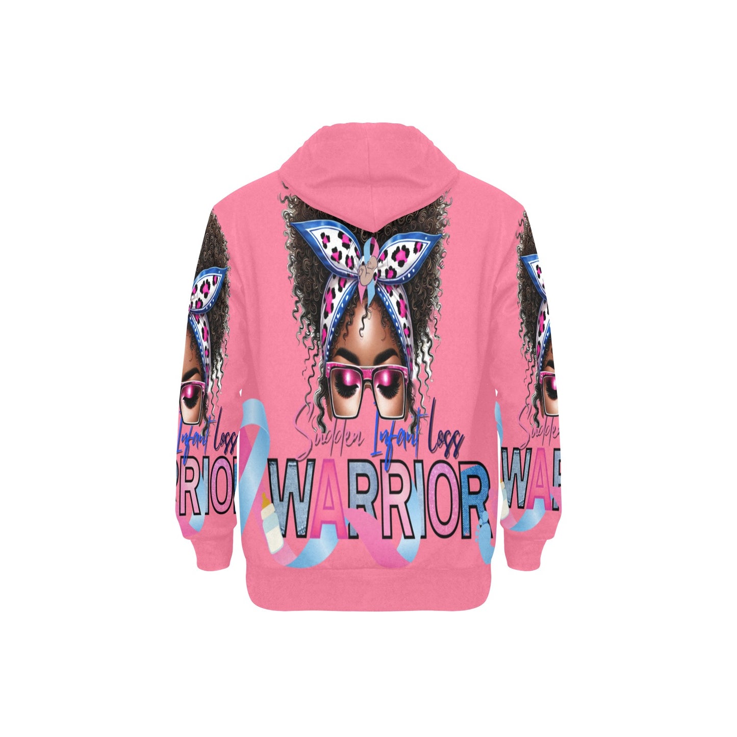 Men’s Sudden Infant Loss Warrior Hoodie Pink