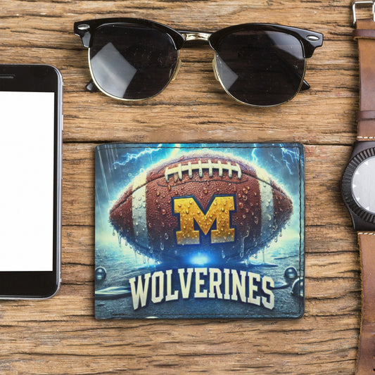 Wolverines Men’s Custom Wallet – Michigan Pride in Your Pocket!