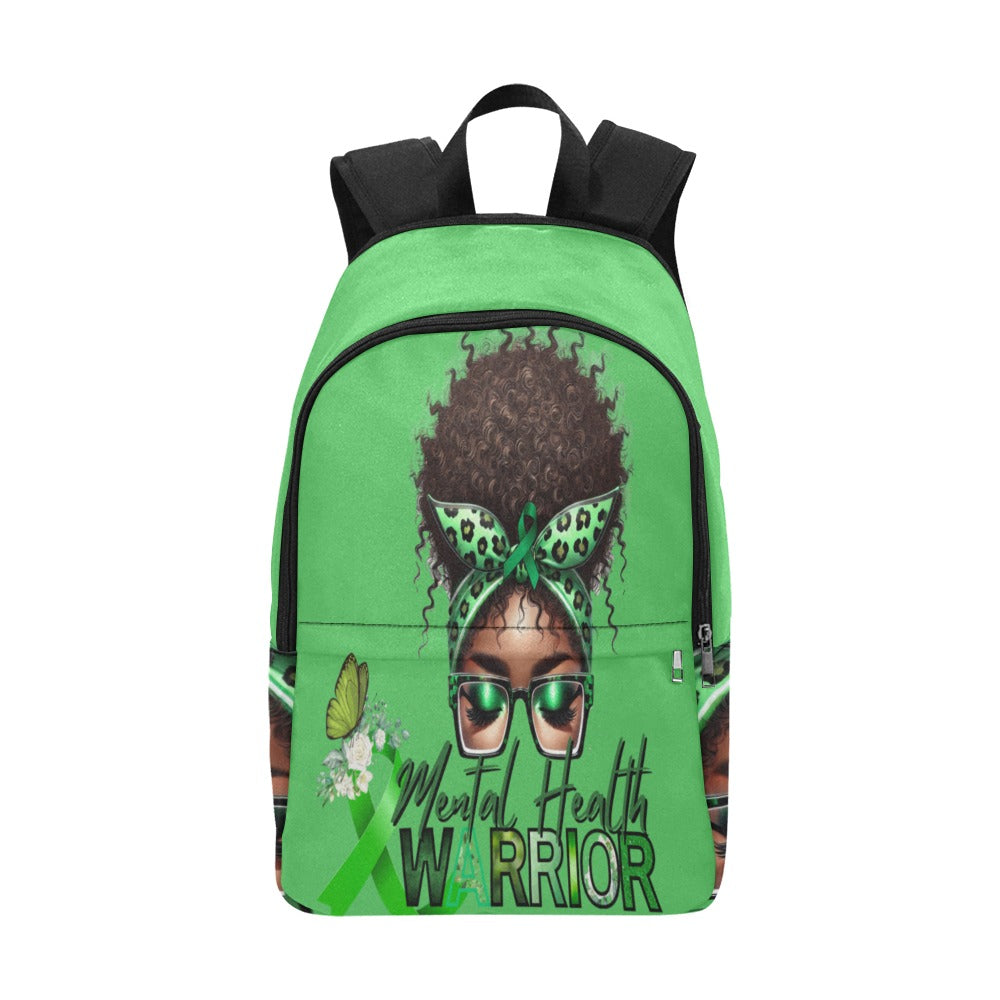 Mental Health Warrior Backpack - Green