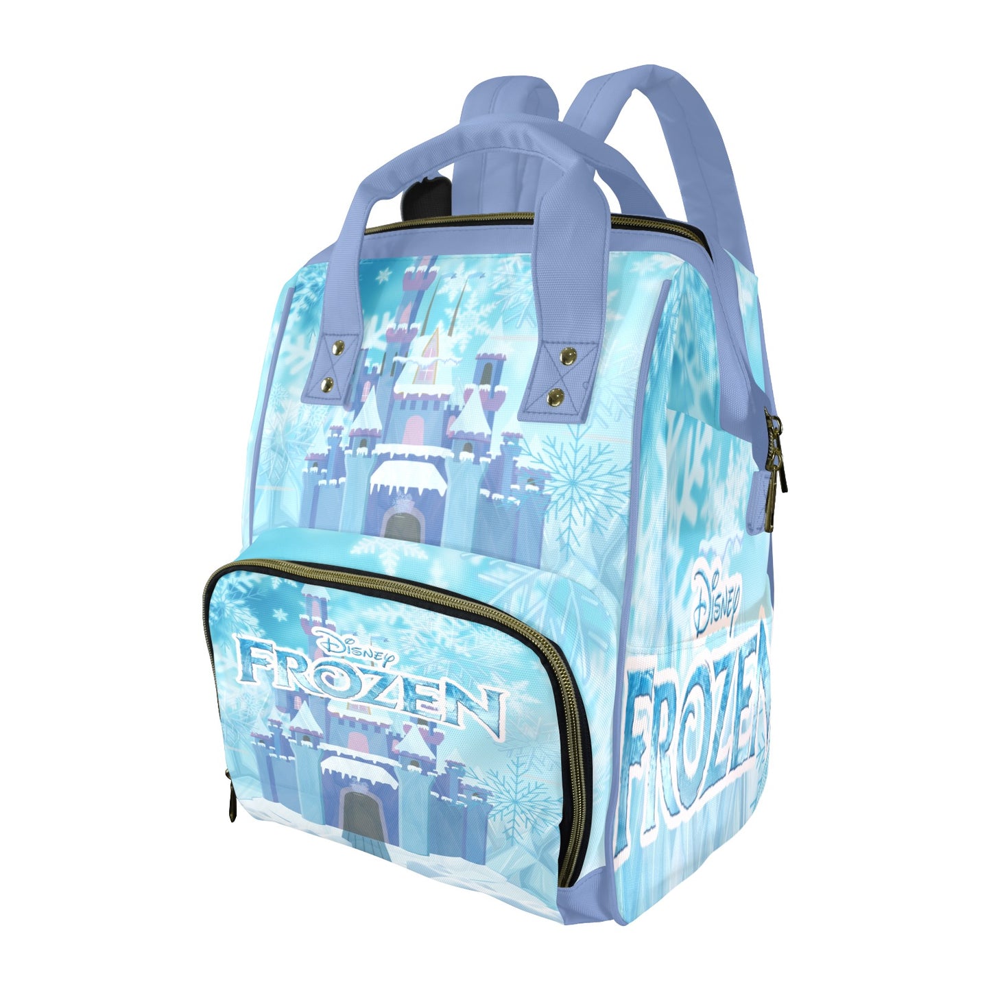 Disney Frozen Multi-Functional Diaper Backpack with Insulated Bottle Holders