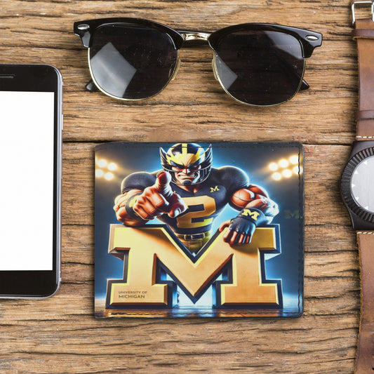 Michigan Wolverines Mens Football Wallet – Built for the Bold