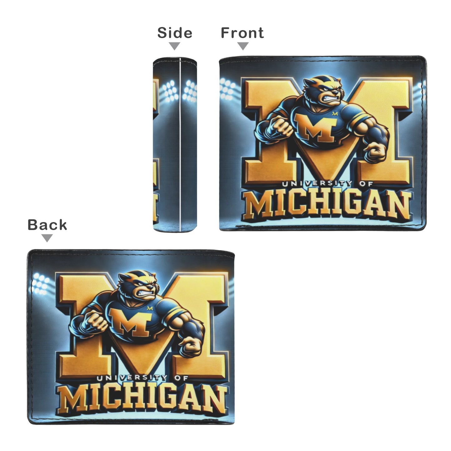 University of Michigan Wolverines Men’s Wallet – Dominate in Style!