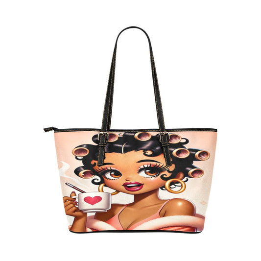 Betty Boop Neutral Toned  Canvas Tote