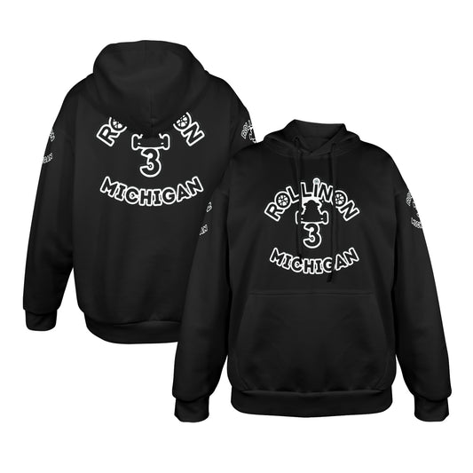 Rollin On 3 Michigan Women’s Hoodie