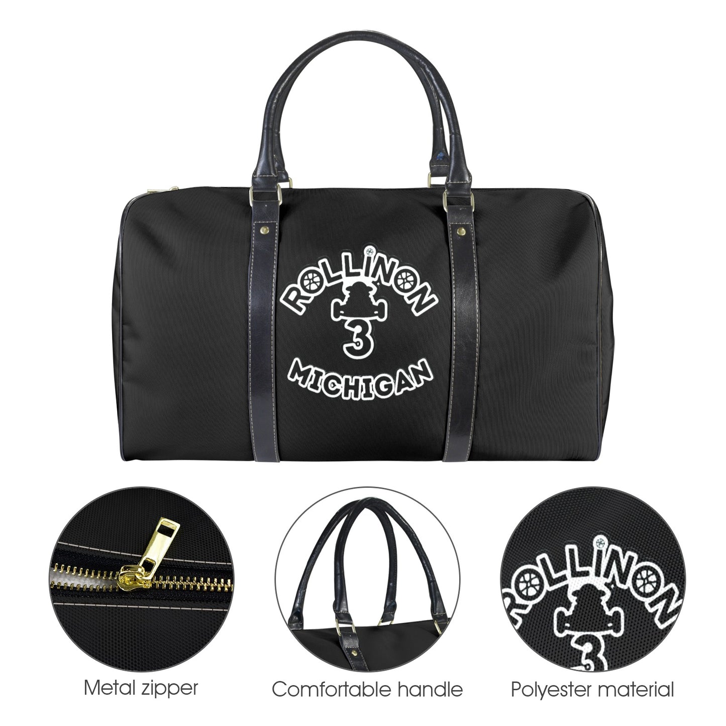 Rollin On 3 Michigan – Signature Travel Bag