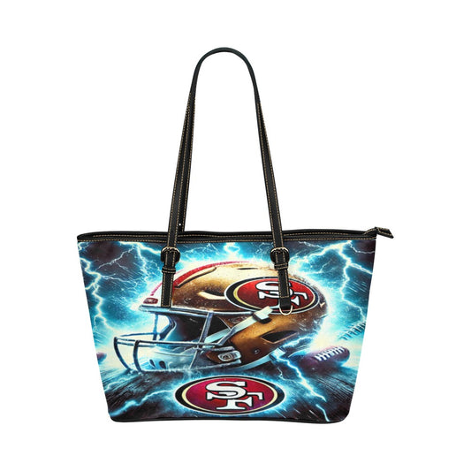 San Francisco 49ers Leather Tote Bag