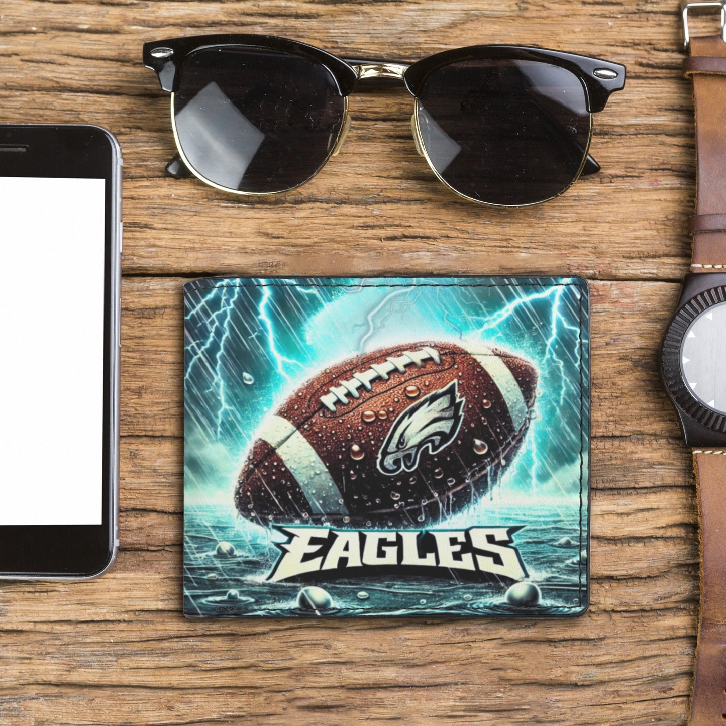 Philadelphia Eagles Men’s Custom Wallet – Fly Eagles Fly!