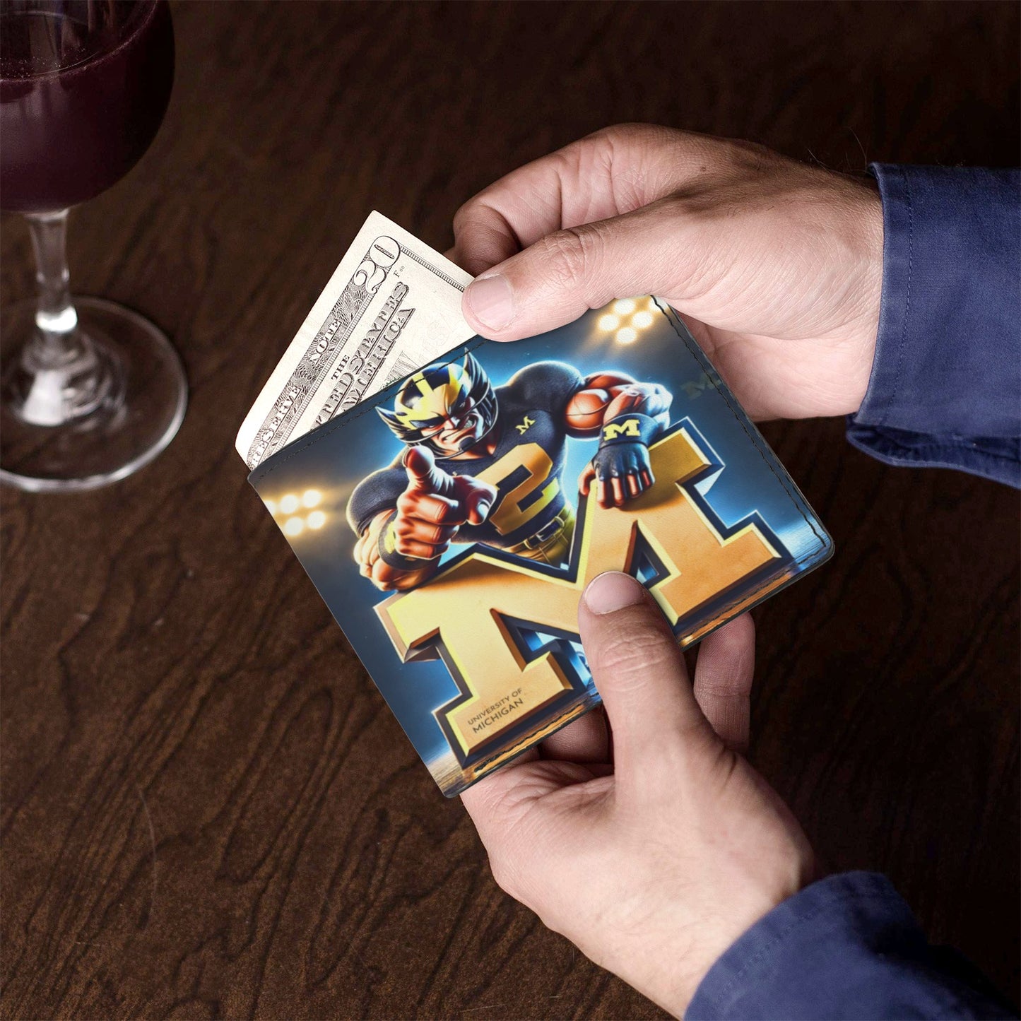 Michigan Wolverines Mens Football Wallet – Built for the Bold