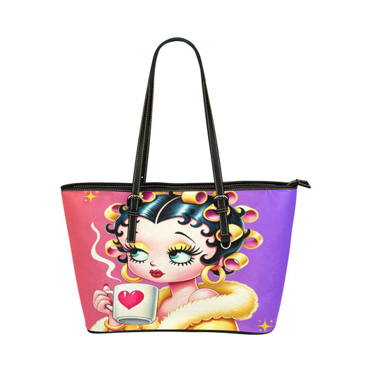 Betty Boop Two-Toned Canvas Tote Bag