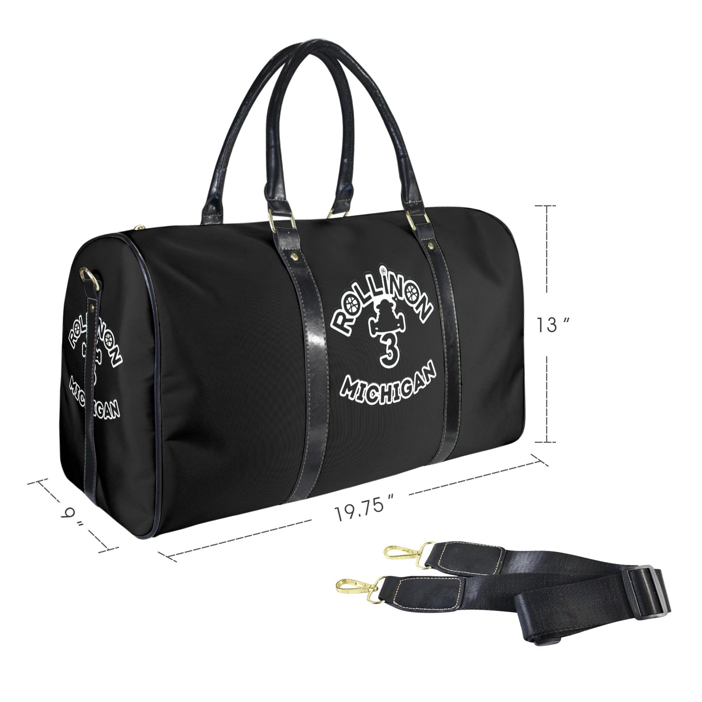 Rollin On 3 Michigan – Signature Travel Bag