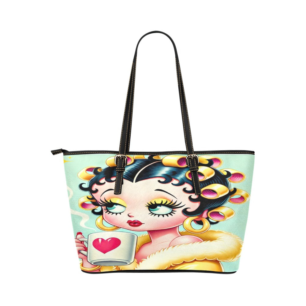 Betty Boop Two-Toned Canvas Tote Bag