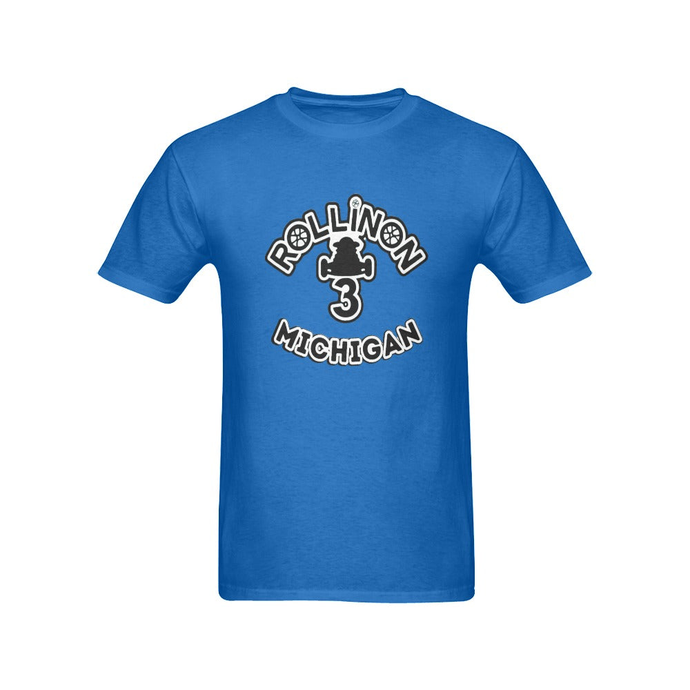 Rollin On 3 - Michigan Chapter Men’s Exclusive T-Shirt Collection 10 Bold Colors. One Loud Message