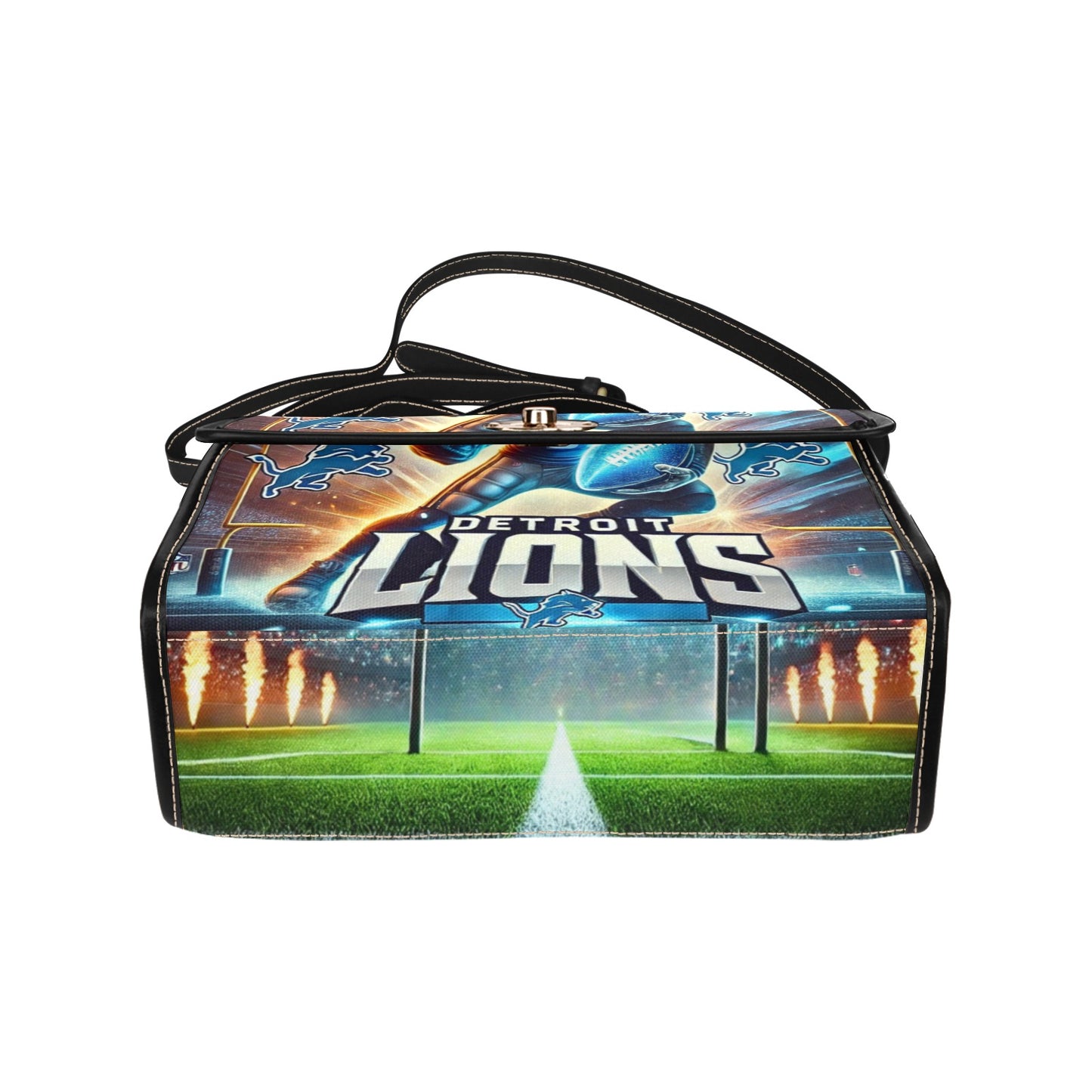 Bold Detroit Lions Canvas Bag