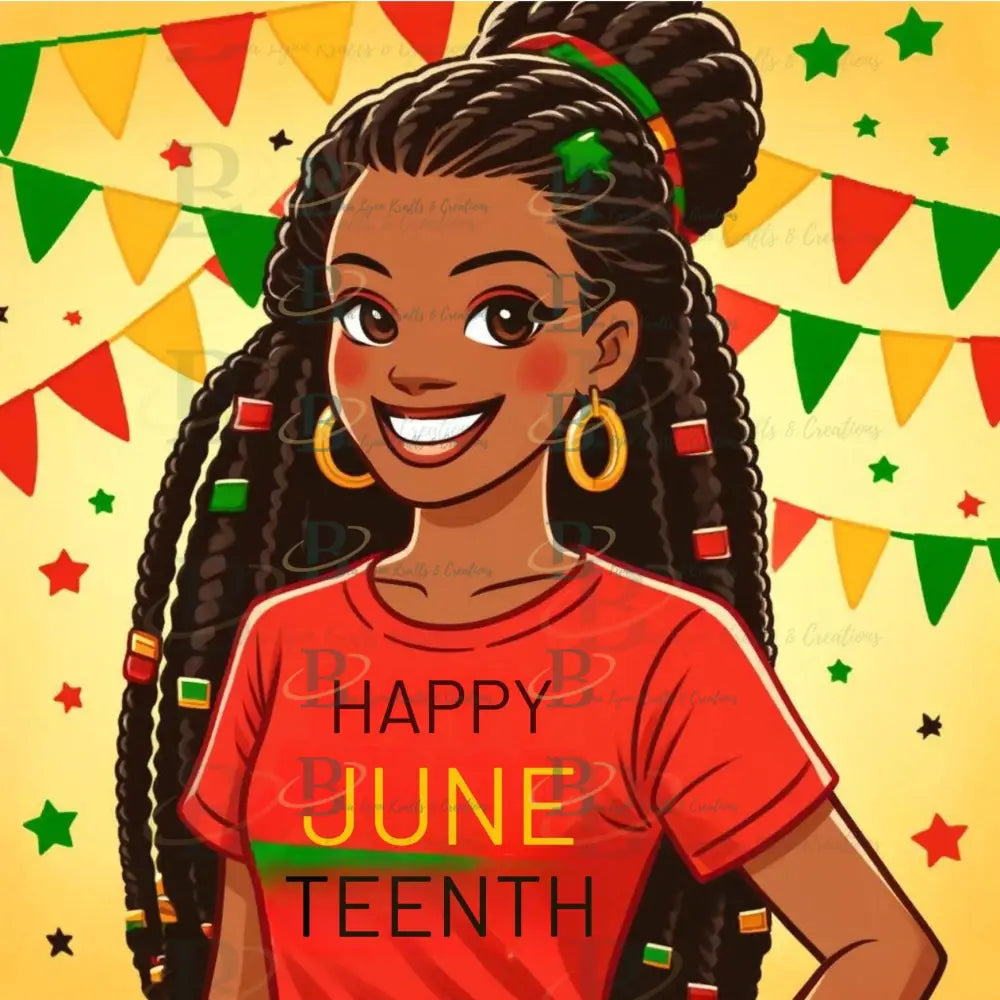 Happy Juneteenth Celebration Transparent PNG, Empowerment, Freedom, African American Cartoon, Cultural Pride ,Emancipation