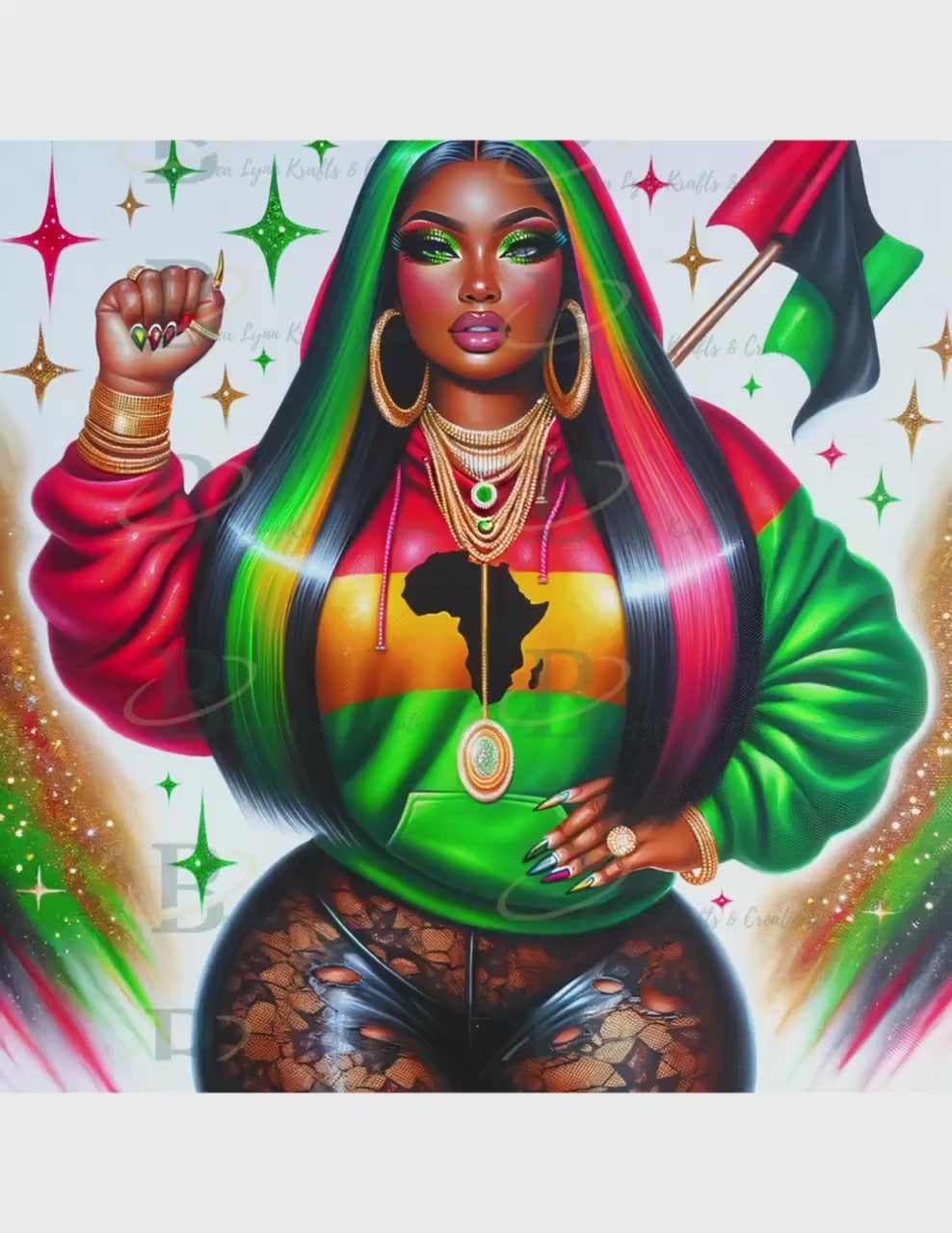 5 High-Resolution Transparent Juneteenth Digital Images | Celebratory African American Art | Juneteenth Freedom Day | Instant Download