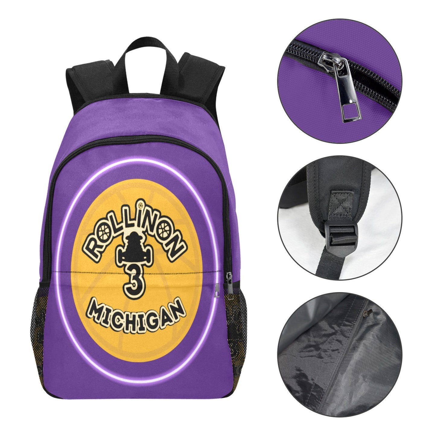 Rollin on 3 Michigan Backpack – Loud, Proud & Built Different