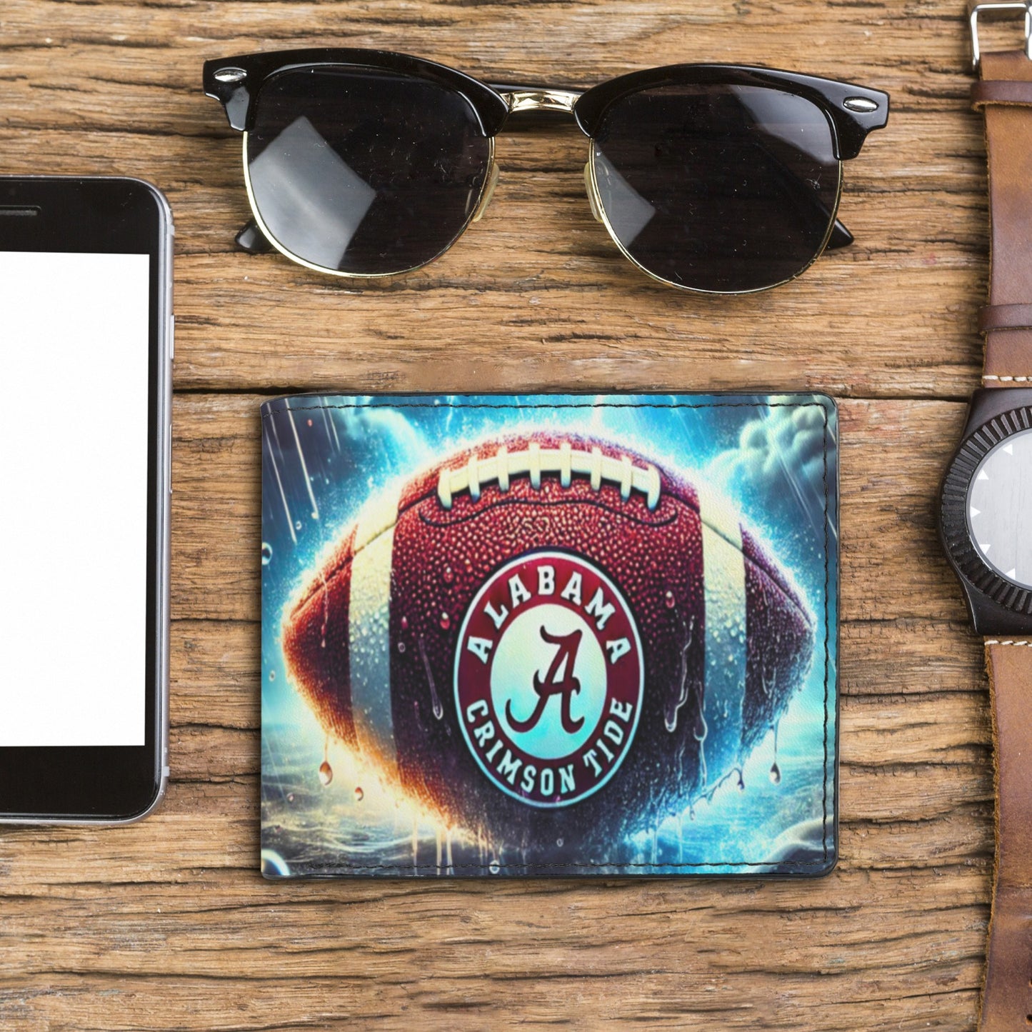 Alabama Crimson Tide Men’s Custom Wallet – Roll With the Tide!