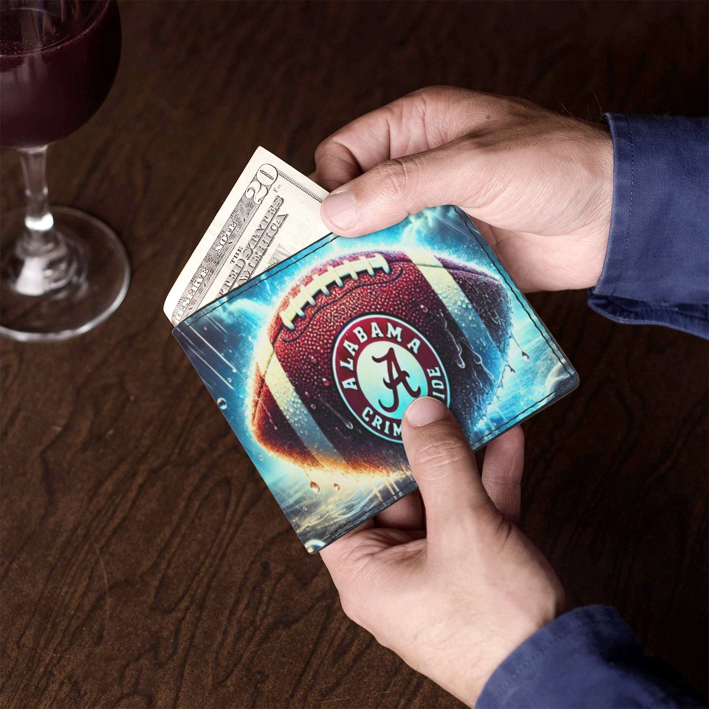 Alabama Crimson Tide Men’s Custom Wallet – Roll With the Tide!