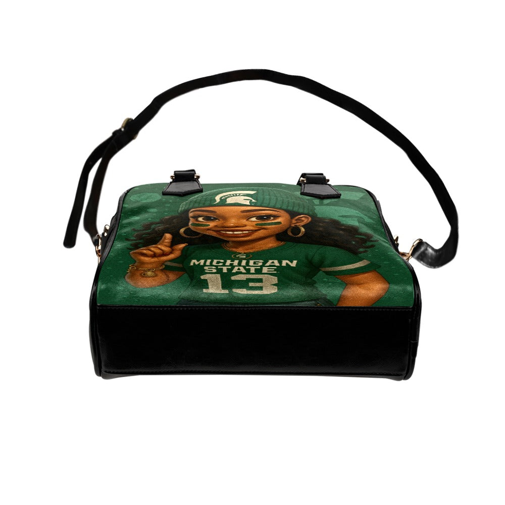 Michigan State Spartans Fan Girl Handbag – Custom Game-Day Purse