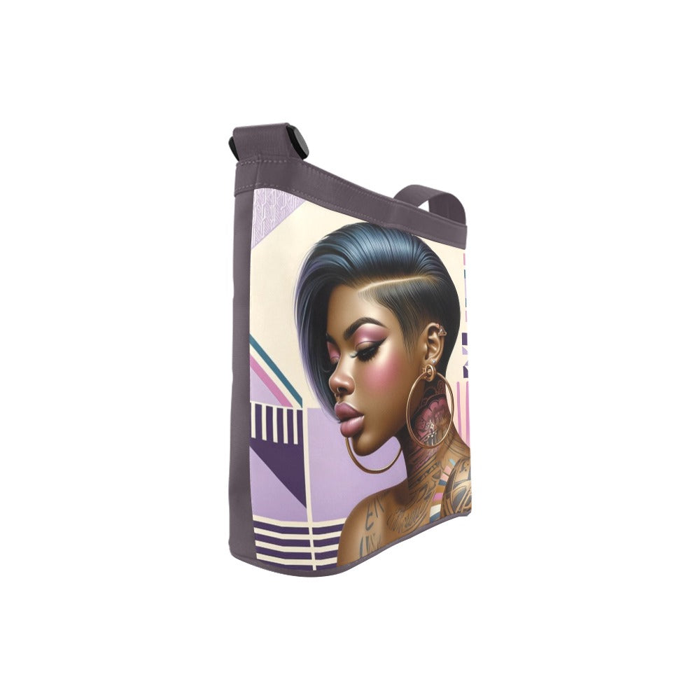 Black Girl Elegance Crossbody Bag